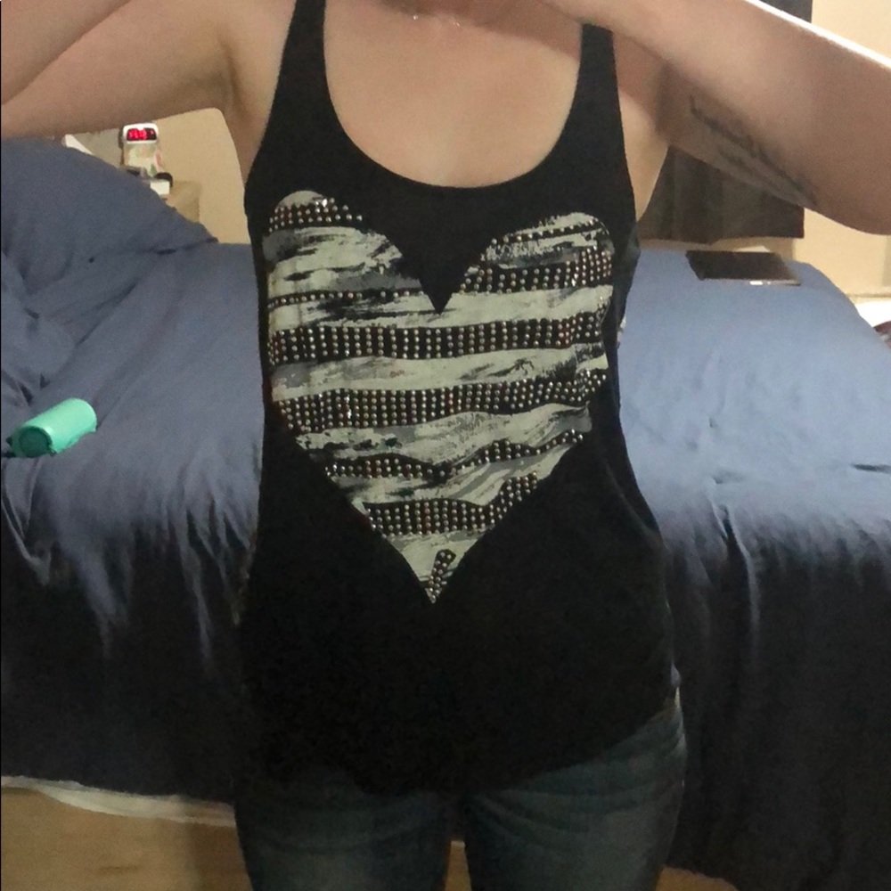Flowy razor back tank top